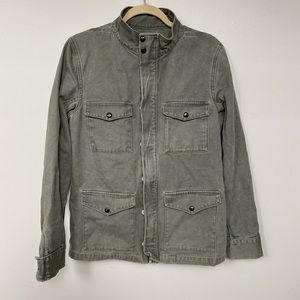 Gustin a waxed canvas field jacket